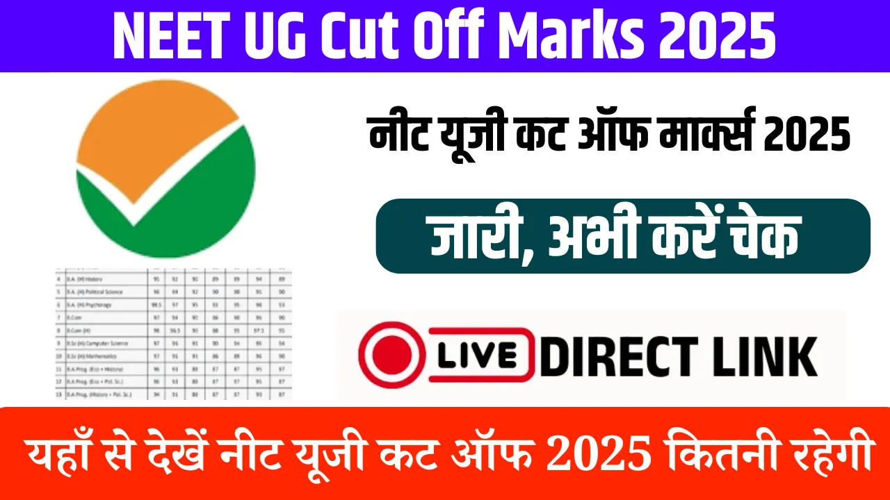 NEET UG Cut Off 2025